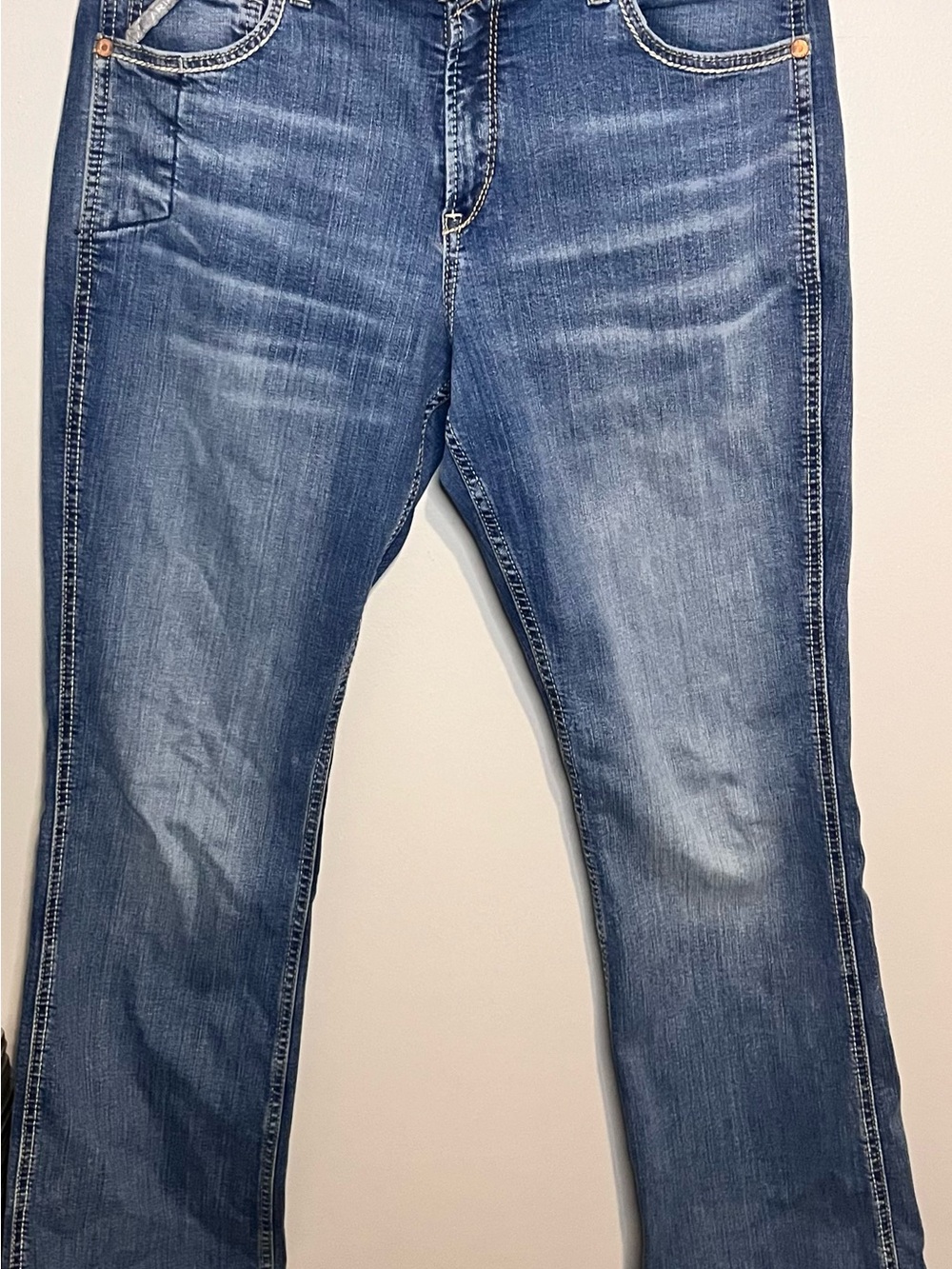 Ariat Rebar Women’s Perfect Rise Boot Cut Jeans 32R Medium Wash